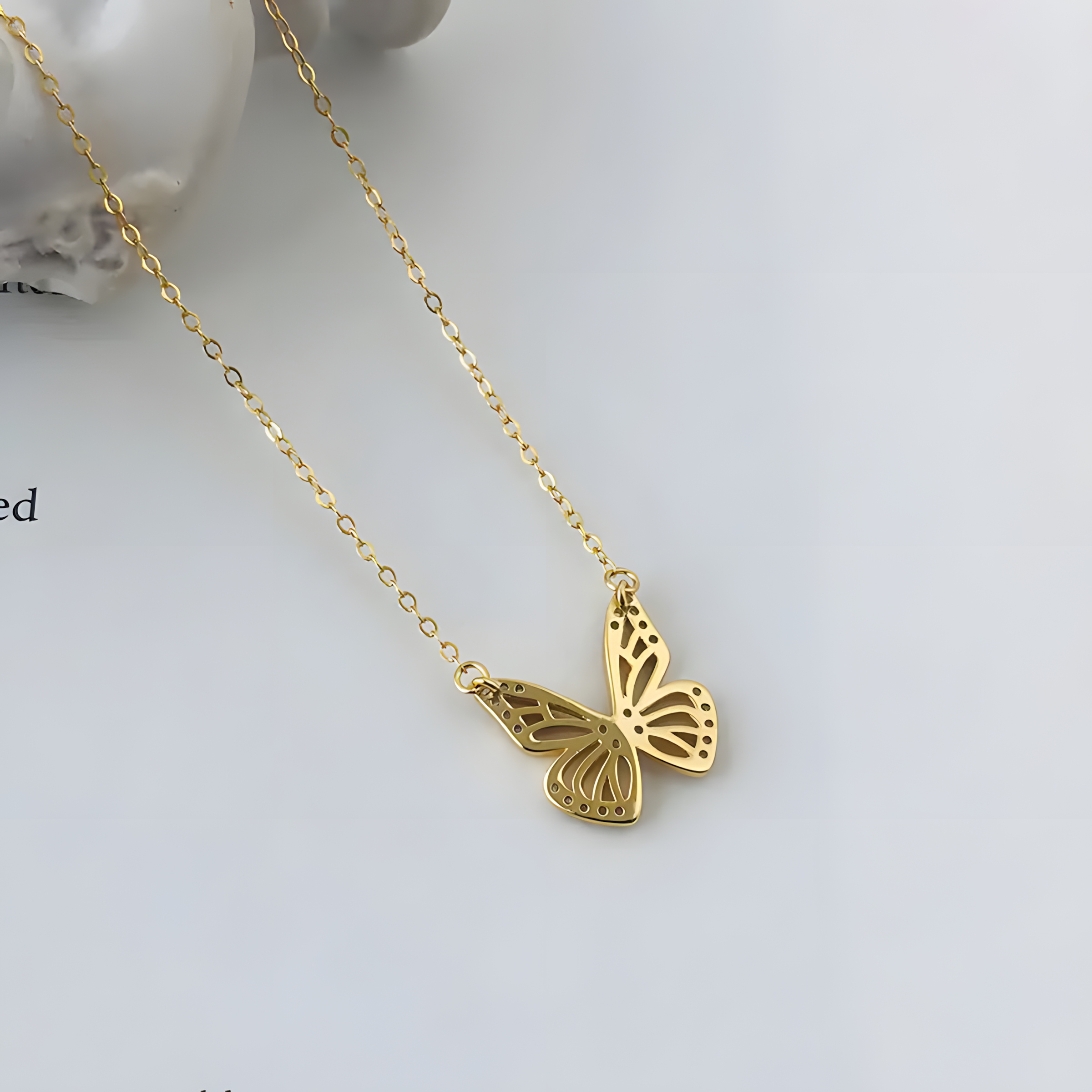 Butterfly Clavicle Gold